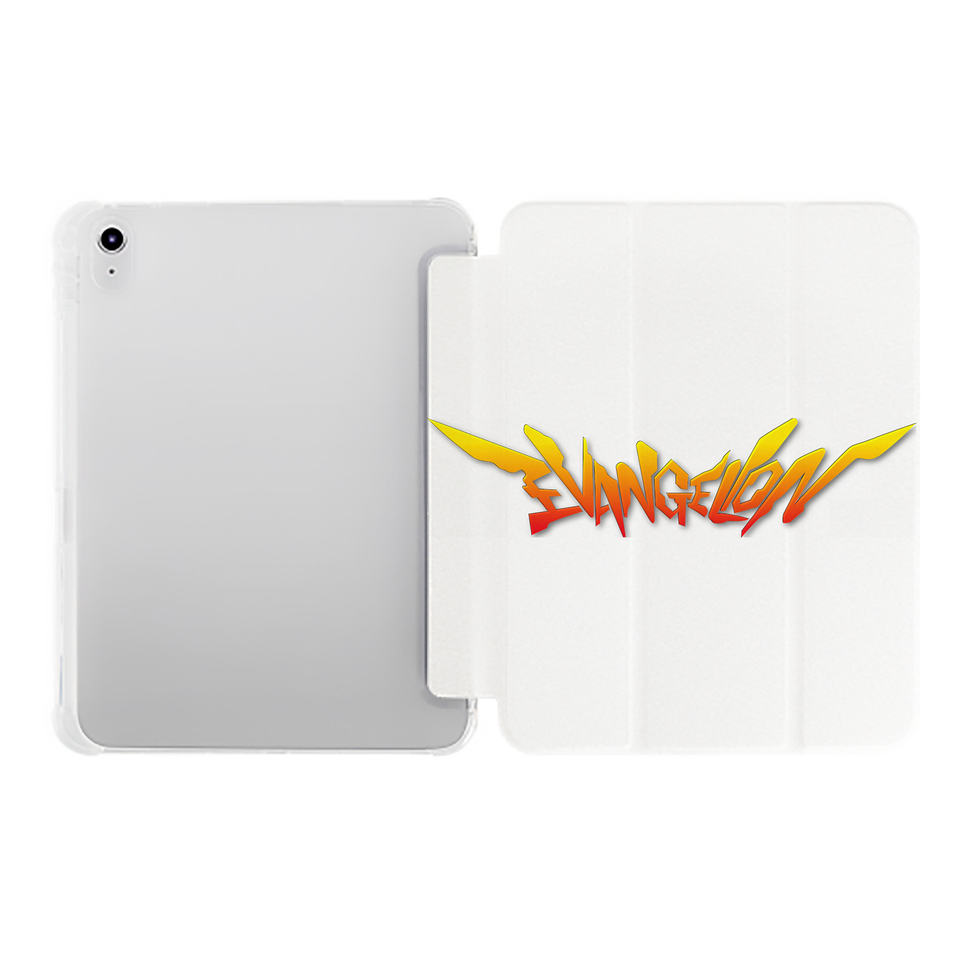 （画像用） EVA 新世紀エヴァンゲリオン IPad ケース ペン収納付き 三つ折りスタンド PUレザー×シリコン 対応機種9.5/10.5/10.9インチ